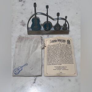 Stringed Bluegrass Instrument Art Measuring Spoons